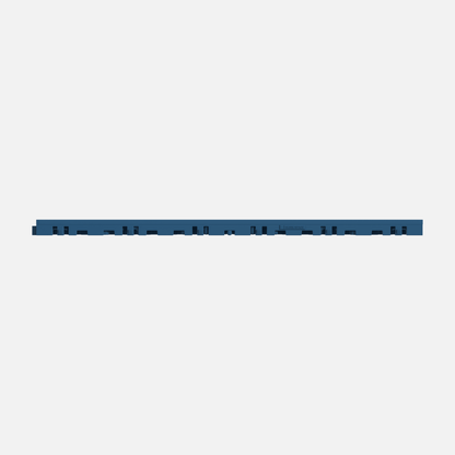 ULTRACORE garage floor tile in Aero Blue, tile edge profile, second view