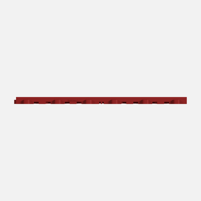ULTRACORE garage floor tile in Crimson Red, tile edge profile