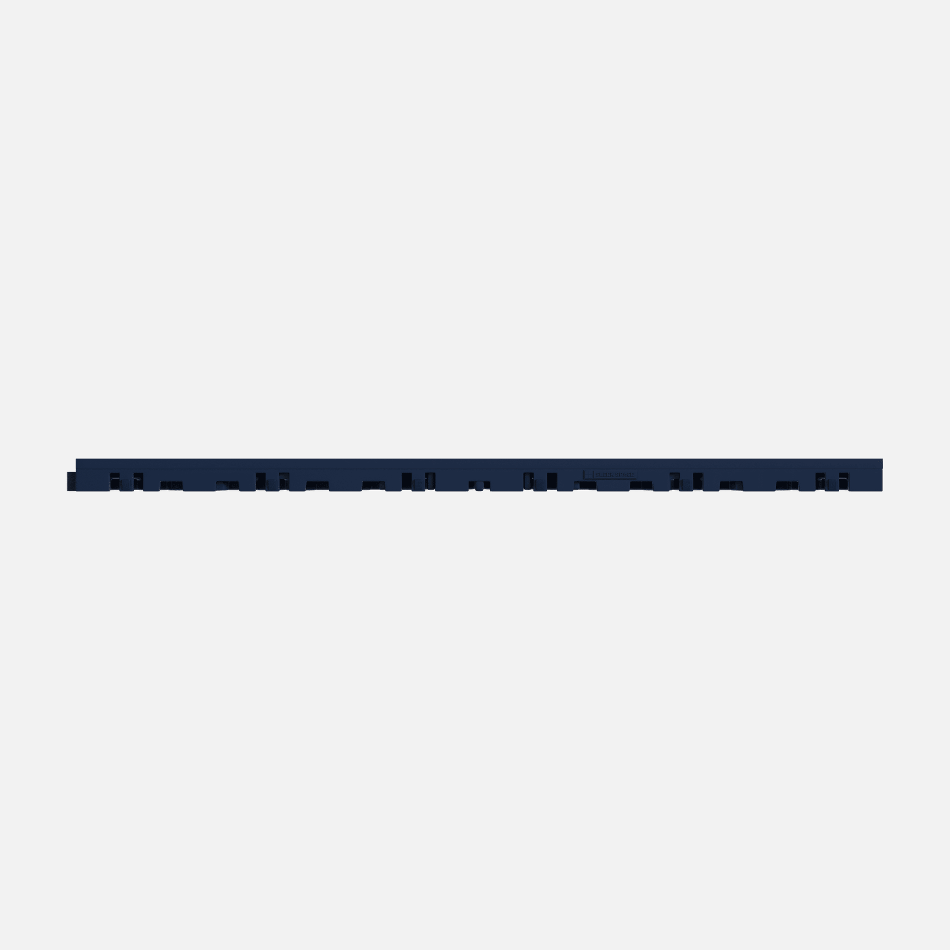 ULTRACORE garage floor tile in Night Blue, tile edge profile, second view