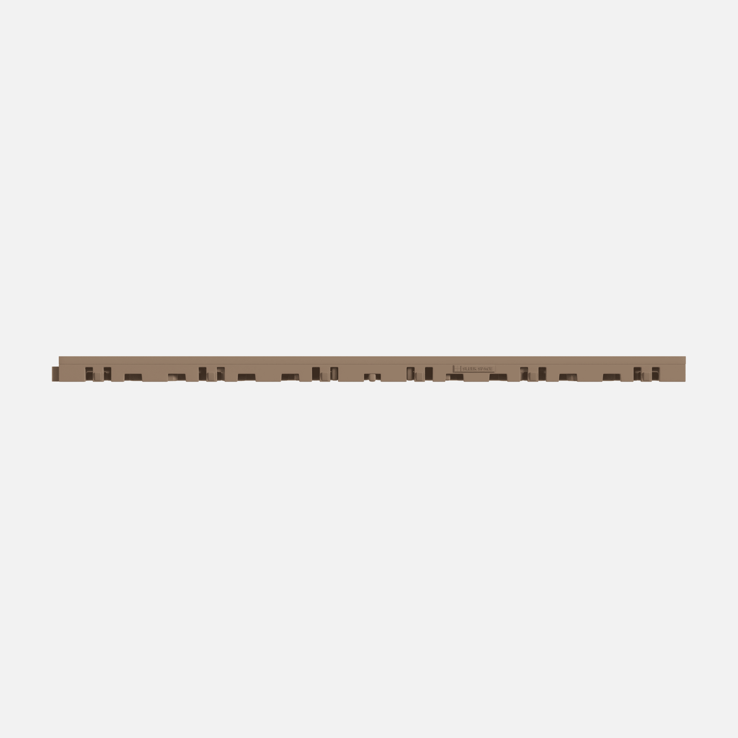 ULTRACORE garage floor tile in Stone Beige, tile edge profile, second view