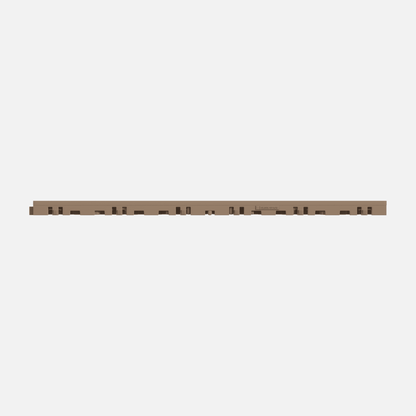 ULTRACORE garage floor tile in Stone Beige, tile edge profile, second view