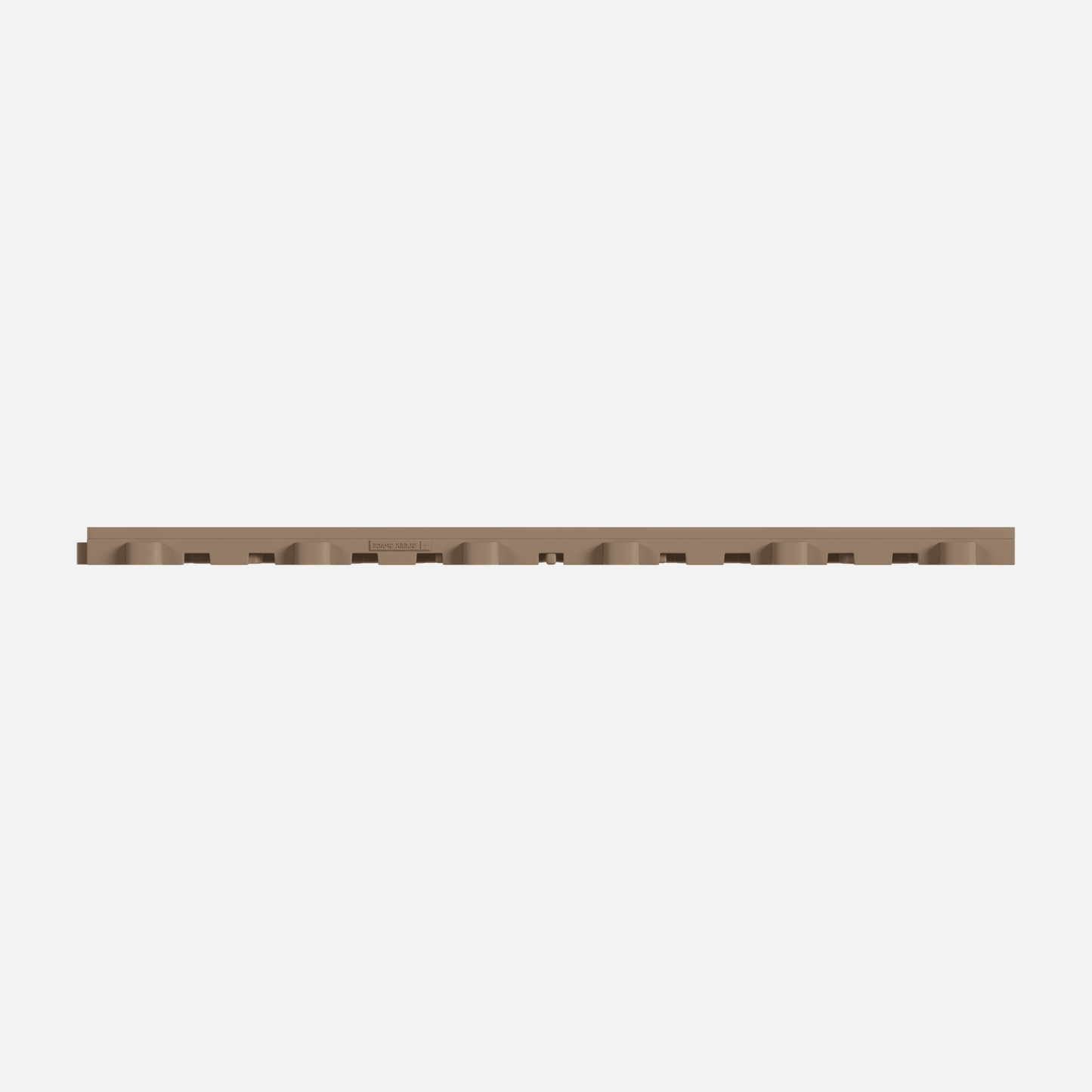 ULTRACORE garage floor tile in Stone Beige, tile edge profile