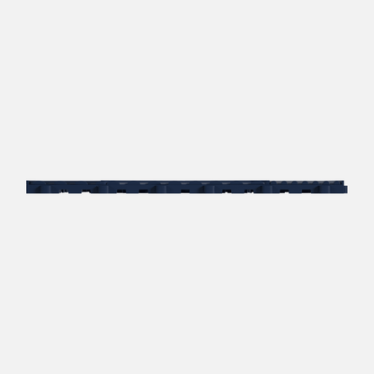 ULTRACUBE garage floor tile in Night Blue, tile edge profile, second view