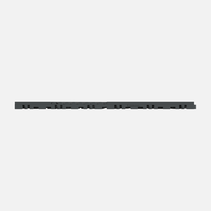 ULTRACUBE garage floor tile in Space Grey, tile edge profile