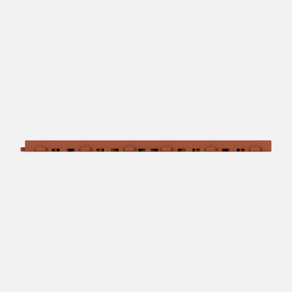 ULTRADECO modular floor tile in Copper Oak, tile edge profile