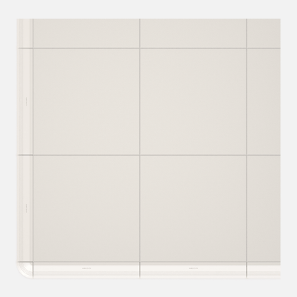 ULTRADECO modular floor tile in Frost White, with an edge ramp fitted