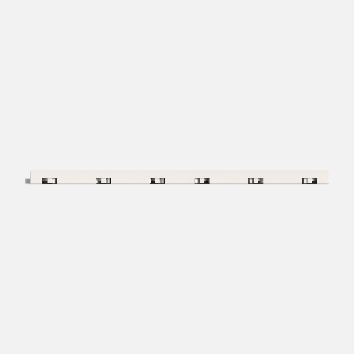 ULTRADECO modular floor tile in Frost White, tile edge profile, second view