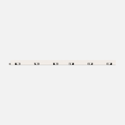 ULTRADECO modular floor tile in Frost White, tile edge profile, second view