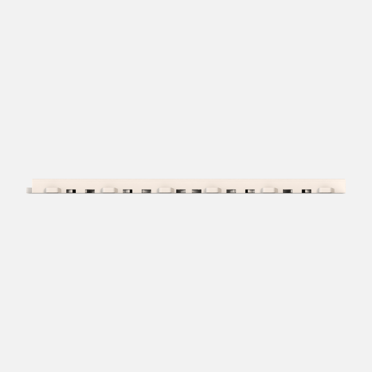 ULTRADECO modular floor tile in Frost White, tile edge profile