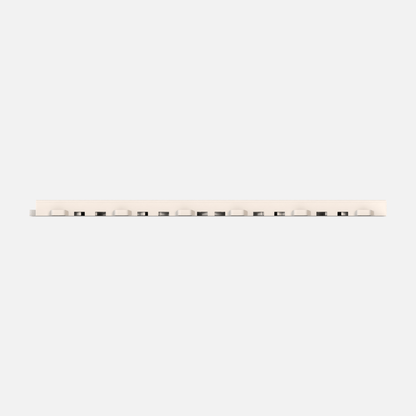 ULTRADECO modular floor tile in Frost White, tile edge profile