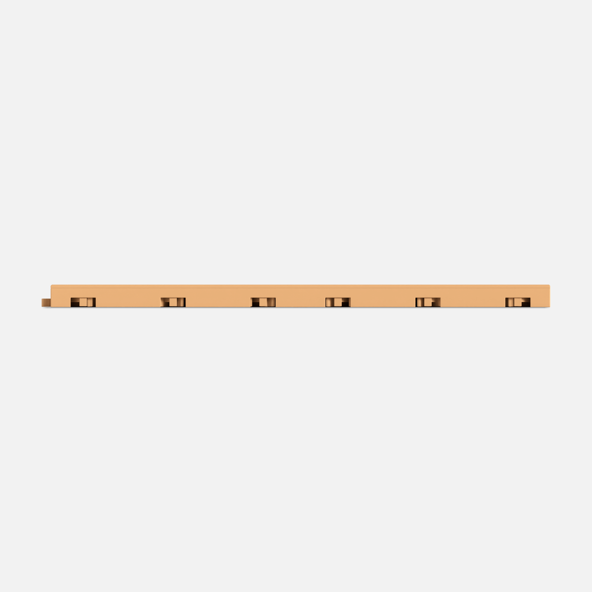 ULTRADECO modular floor tile in Honey Oak, tile edge profile, second view