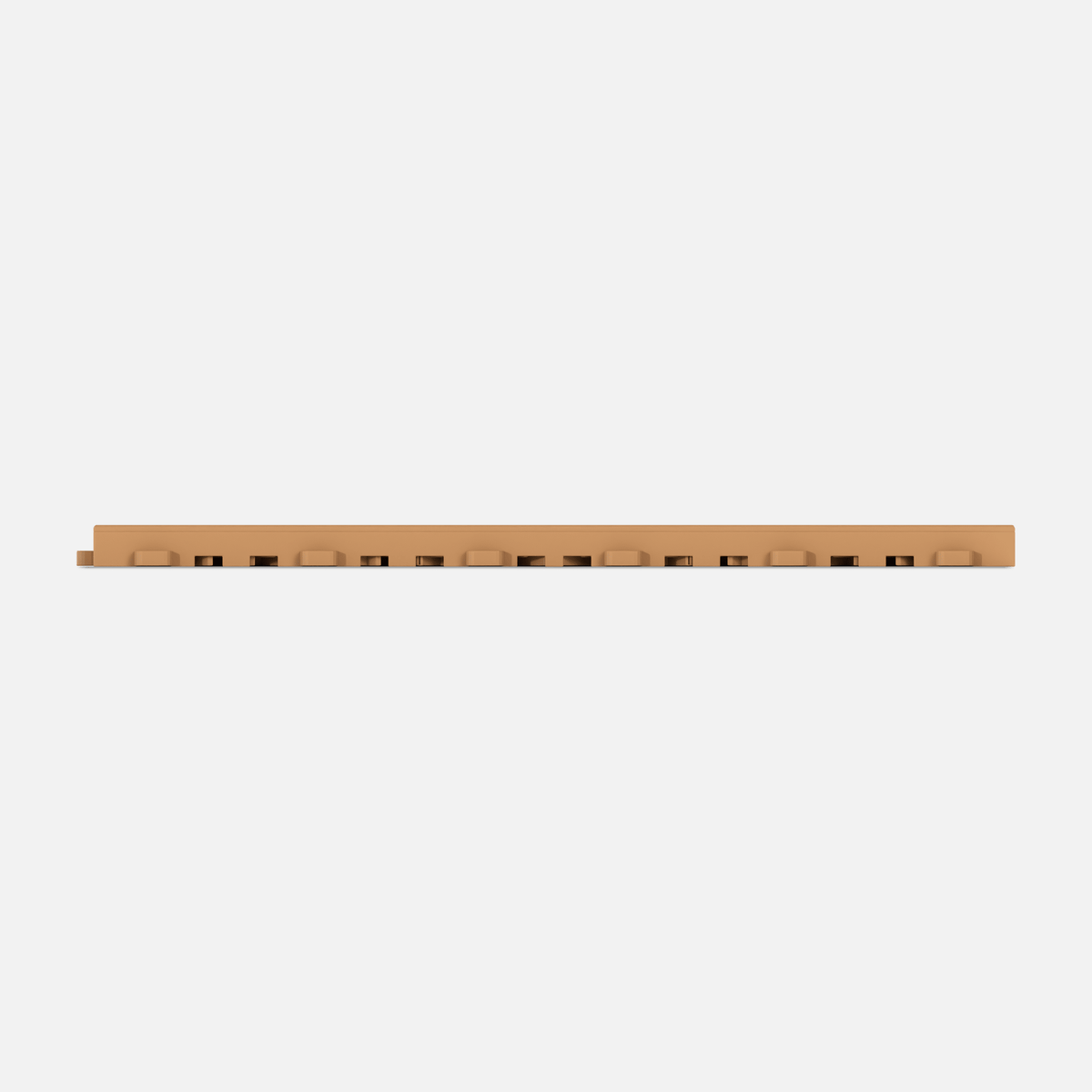ULTRADECO modular floor tile in Honey Oak, tile edge profile
