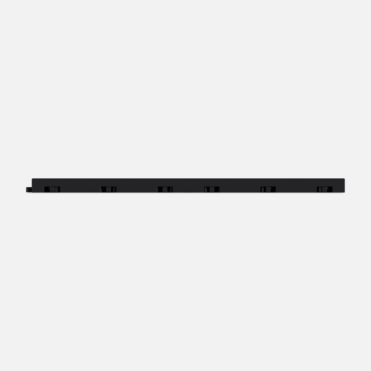 ULTRADECO modular floor tile in Onyx Black, tile edge profile, second view