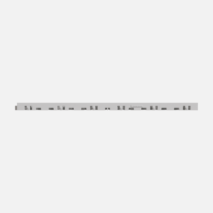 ULTRAFLUX garage floor tile in Glacier Grey, tile edge profile