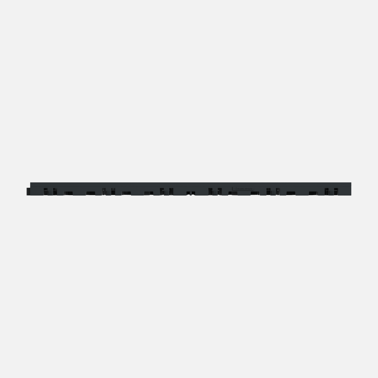 ULTRAFLUX garage floor tile in Stealth Grey, tile edge profile