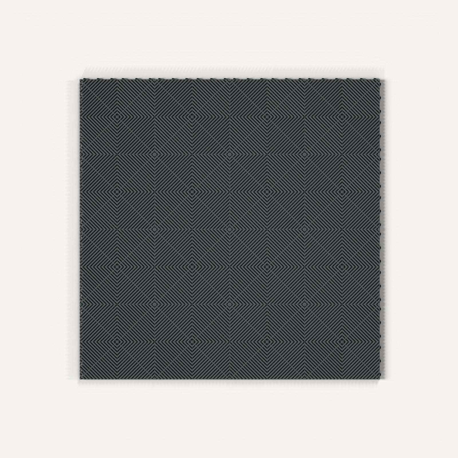 Sixteen tiles clicked together, in Space Grey.