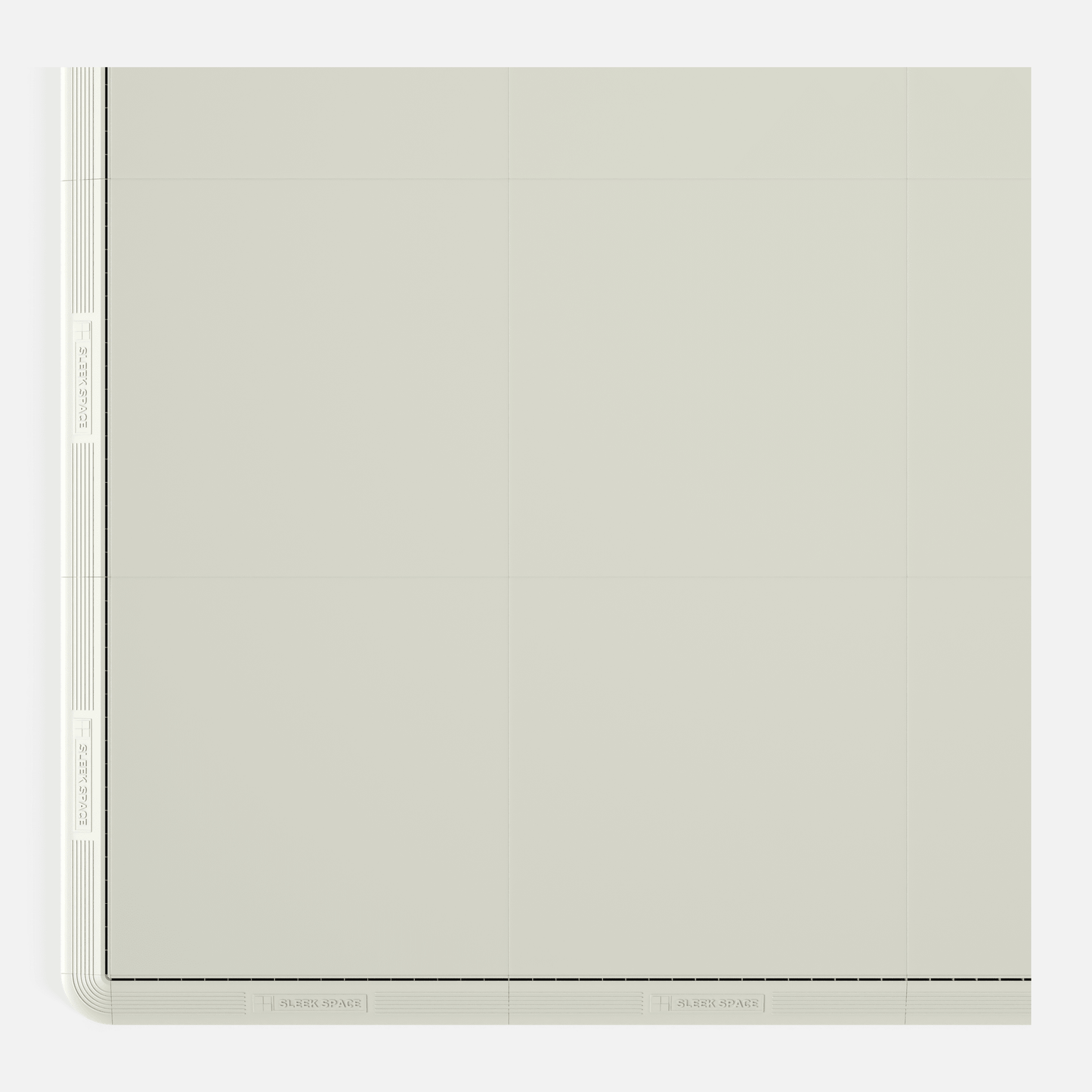ULTRATONE modular floor tile in Coastal Grey, with an edge ramp fitted