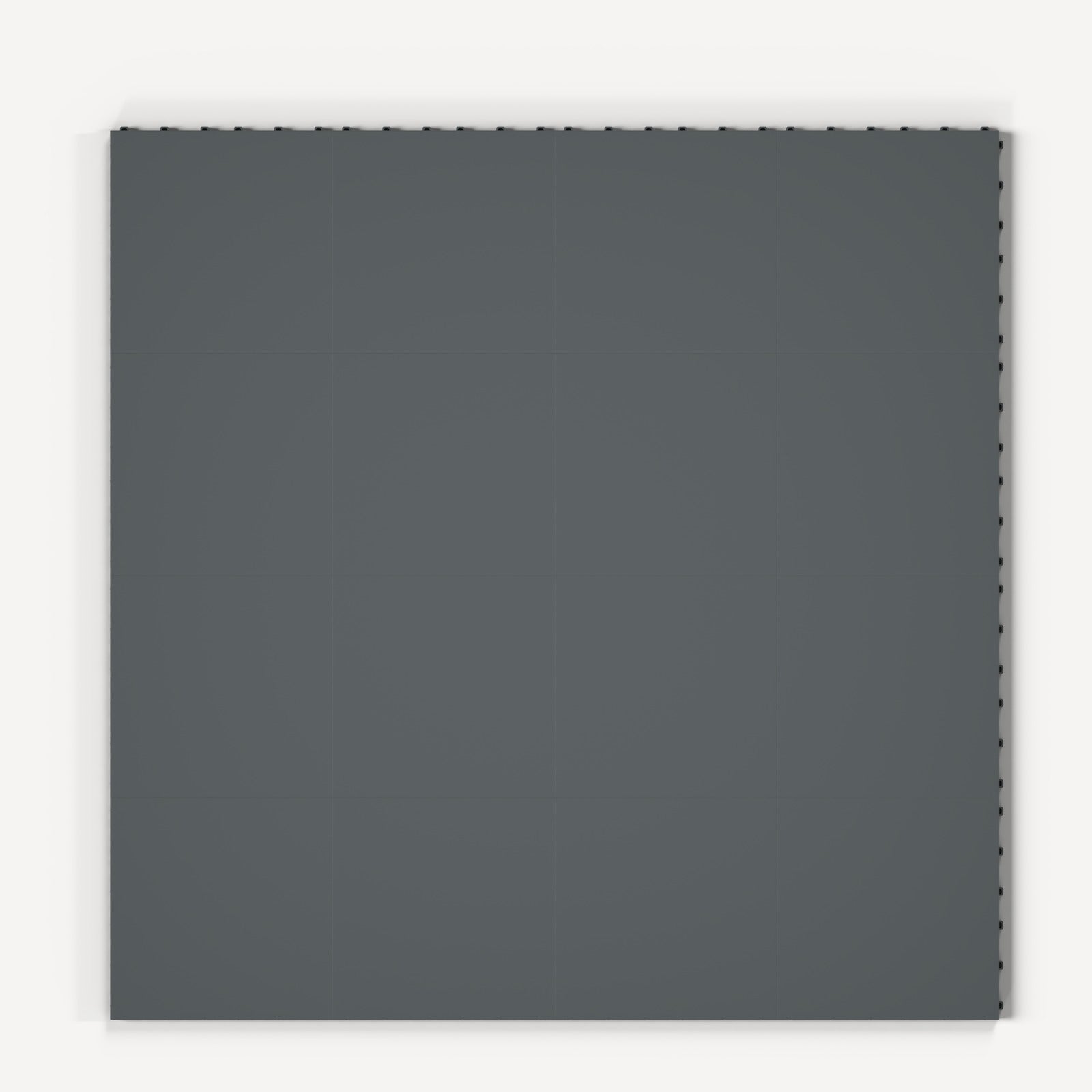 Sixteen tiles clicked together, in Space Grey.