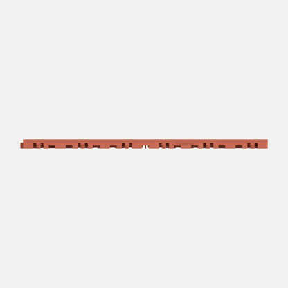 ULTRATONE modular floor tile in Outback Red, tile edge profile, second view