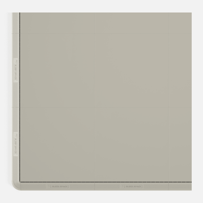 ULTRATONE modular floor tile in Pebble Beige, with an edge ramp fitted