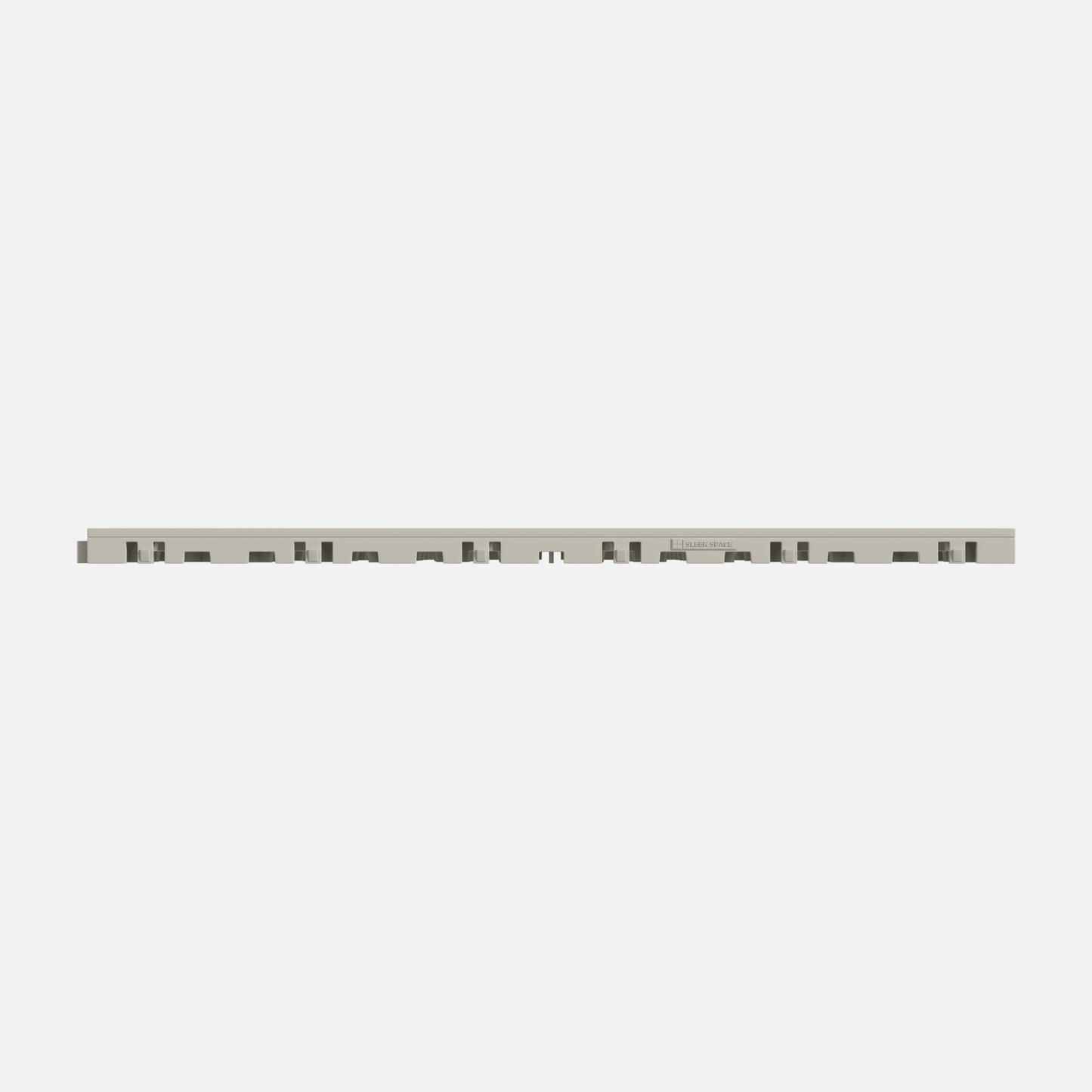 ULTRATONE modular floor tile in Pebble Beige, tile edge profile, second view