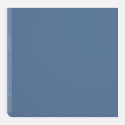 ULTRATONE modular floor tile in Steel Blue, with an edge ramp fitted