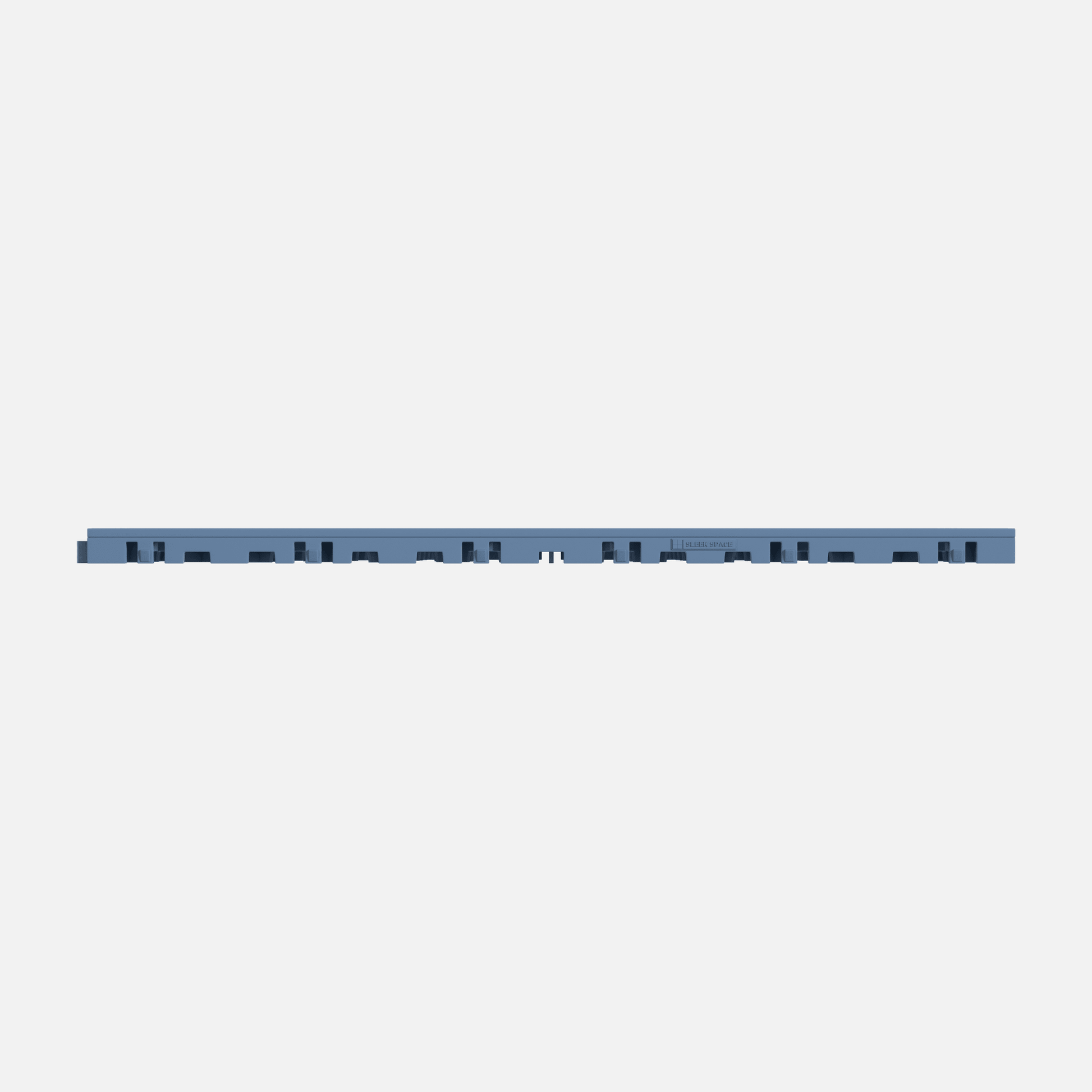 ULTRATONE modular floor tile in Steel Blue, tile edge profile, second view