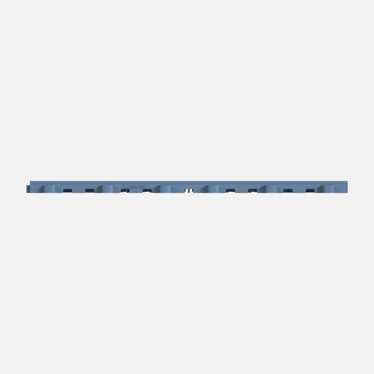 ULTRATONE modular floor tile in Steel Blue, tile edge profile