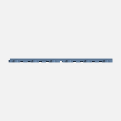 ULTRATONE modular floor tile in Steel Blue, tile edge profile