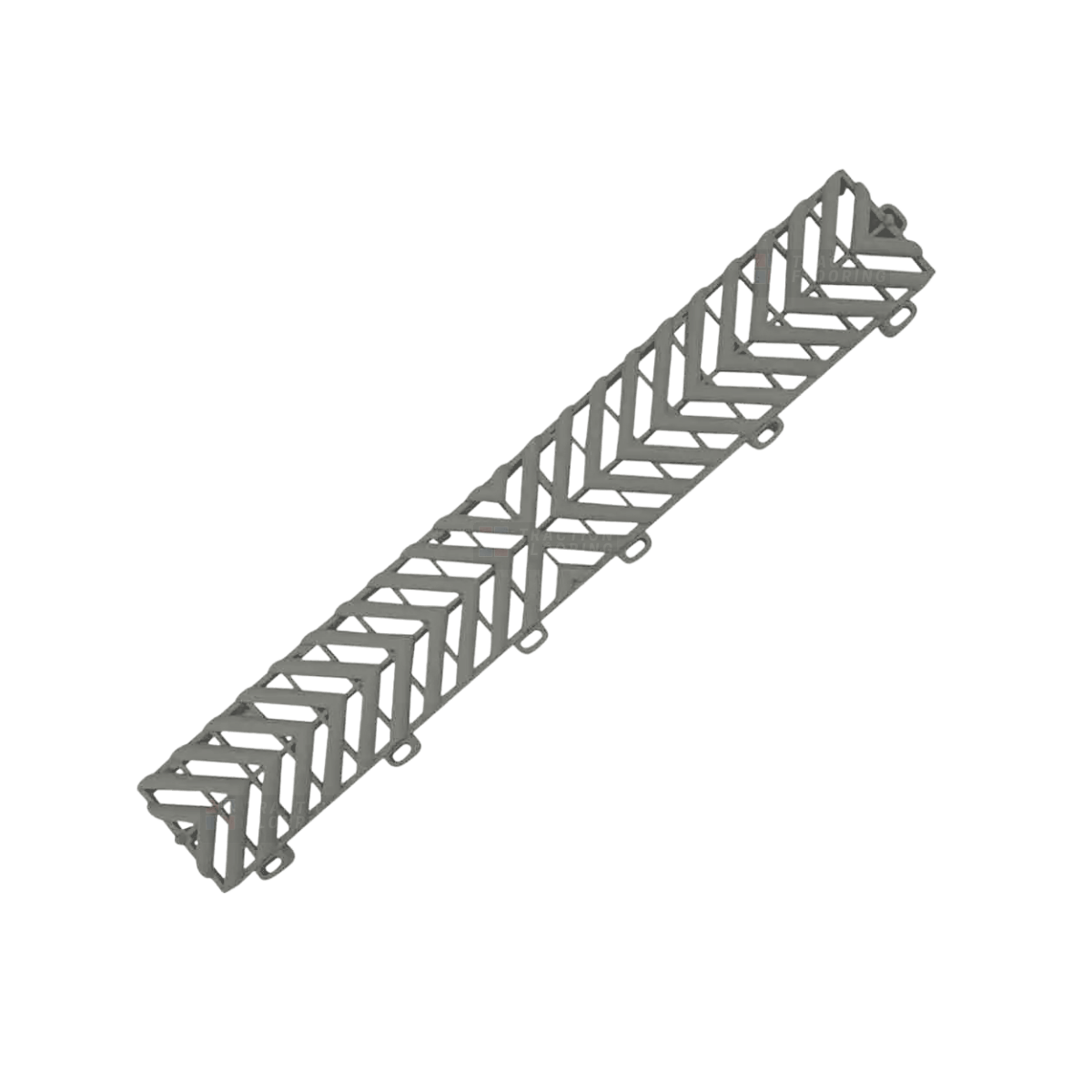 CordLink Strip Tile with Floor Cable Management Duct 400x60x18mm, Light Grey