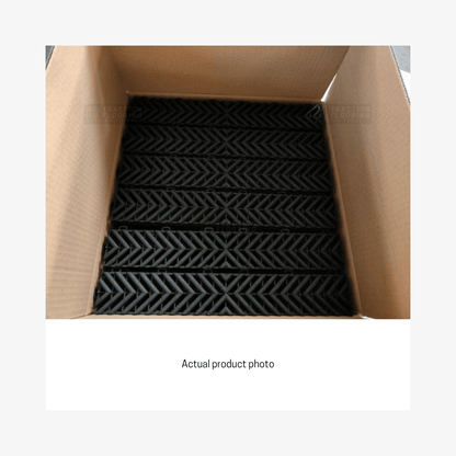 CordLink Strip Tile with Floor Cable Management Duct 400x60x18mm, Black