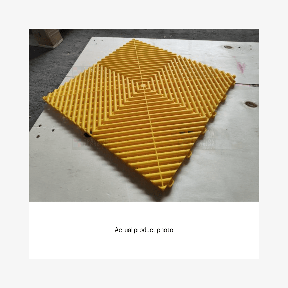 ULTRAGRID Garage Floor Tile 400x400x18mm, Speed Yellow