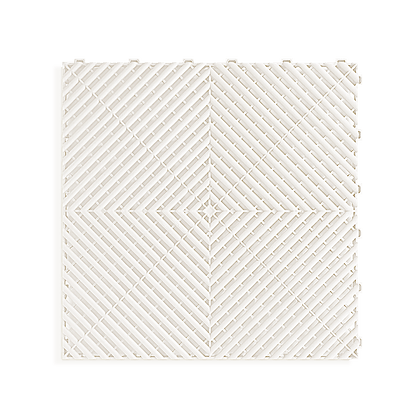 ULTRAGRID Garage Floor Tile 400x400x18mm, Alpine White