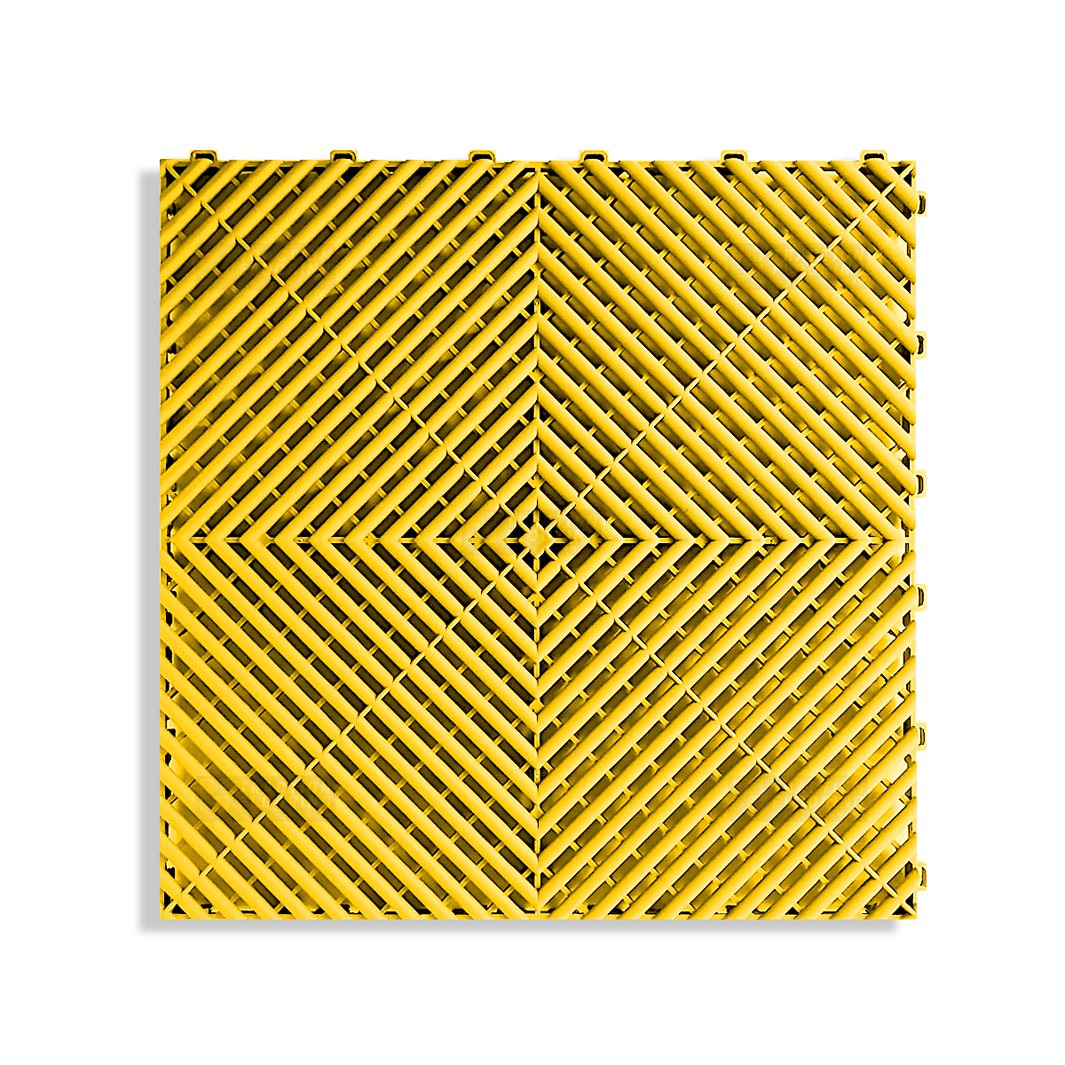 ULTRAGRID Garage Floor Tile 400x400x18mm, Speed Yellow